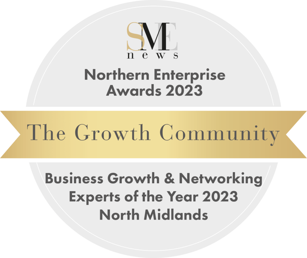 Northern Enterprise Awards badge - The Growth Community - Business Growth & Networking Experts of the Year