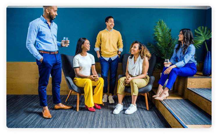 Business Networking Locations - People meeting to talk business