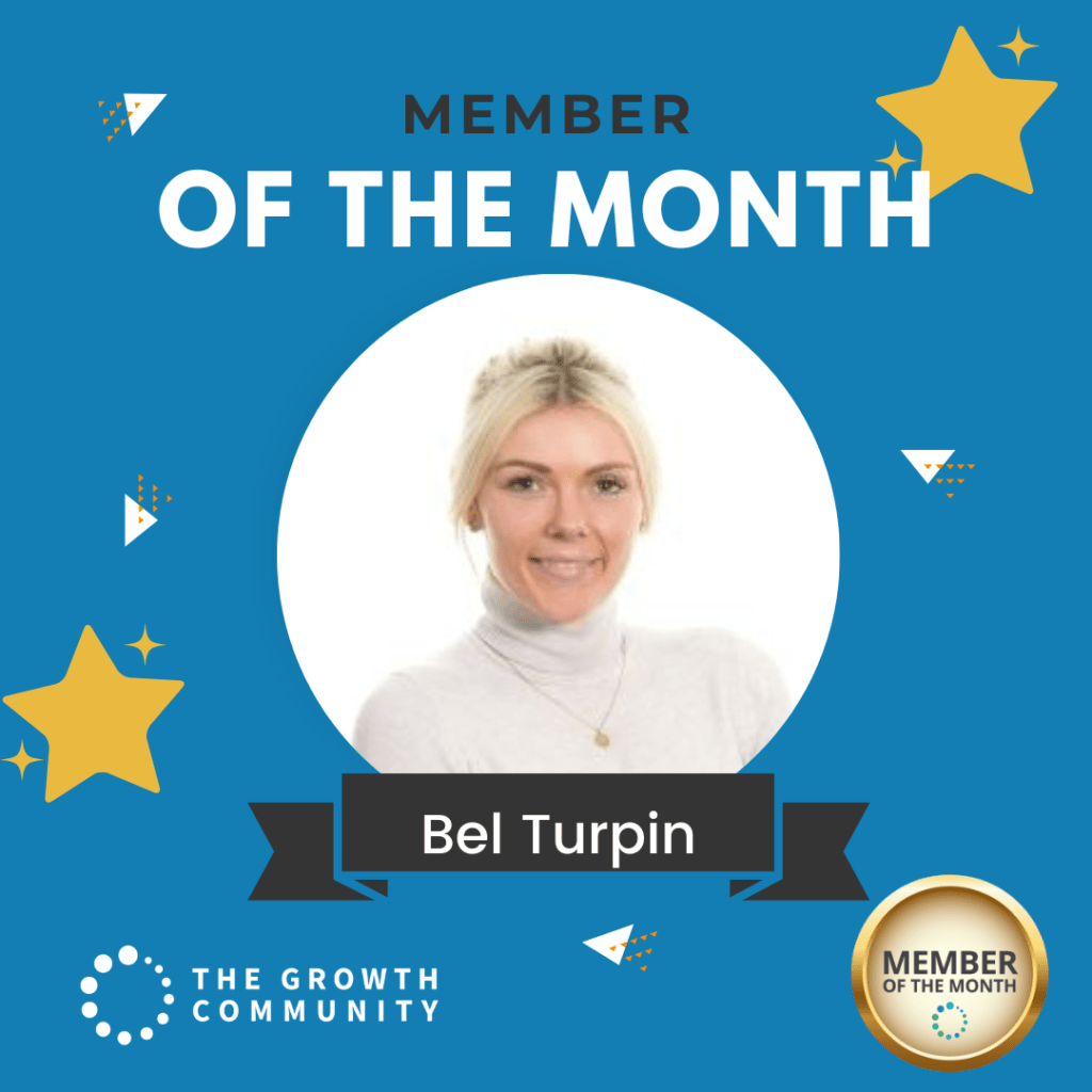 Bel Turpin Member of the month May2023