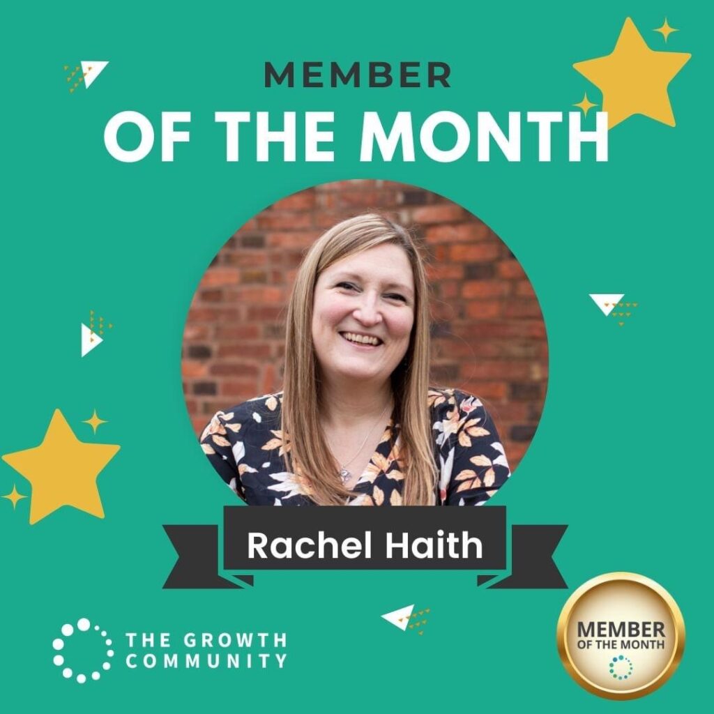 rachel haith member of the month