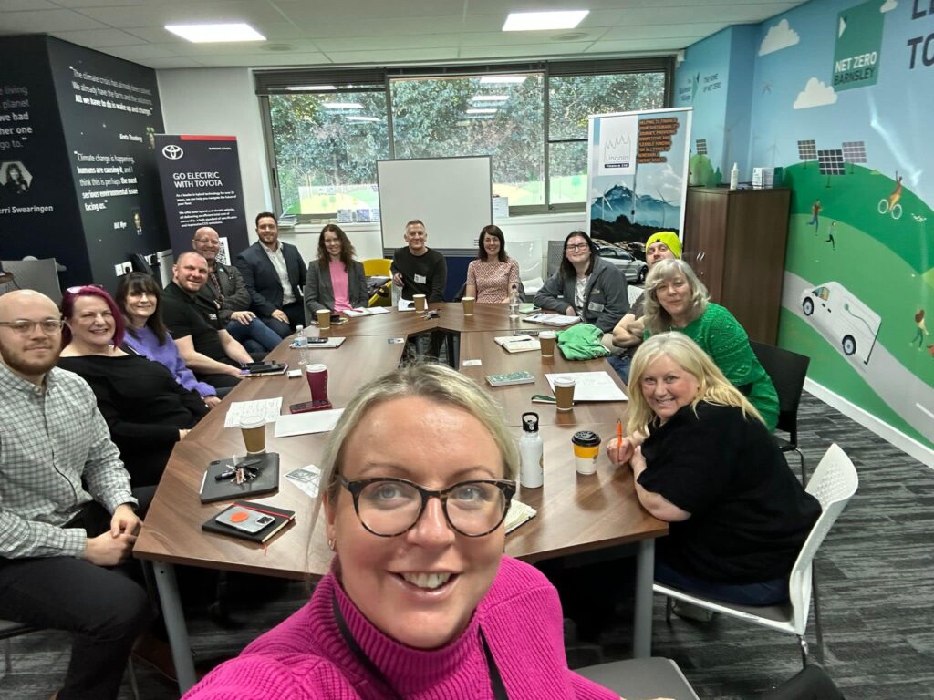 members of the growth community having their six weekly member only meeting 